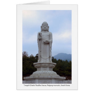 Statue de Bouddha en pierre de Tongail-Daebul, Cor