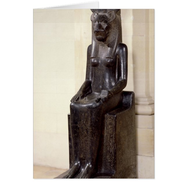 Statue de la déesse à tête de lion Sekhmet (Devant)