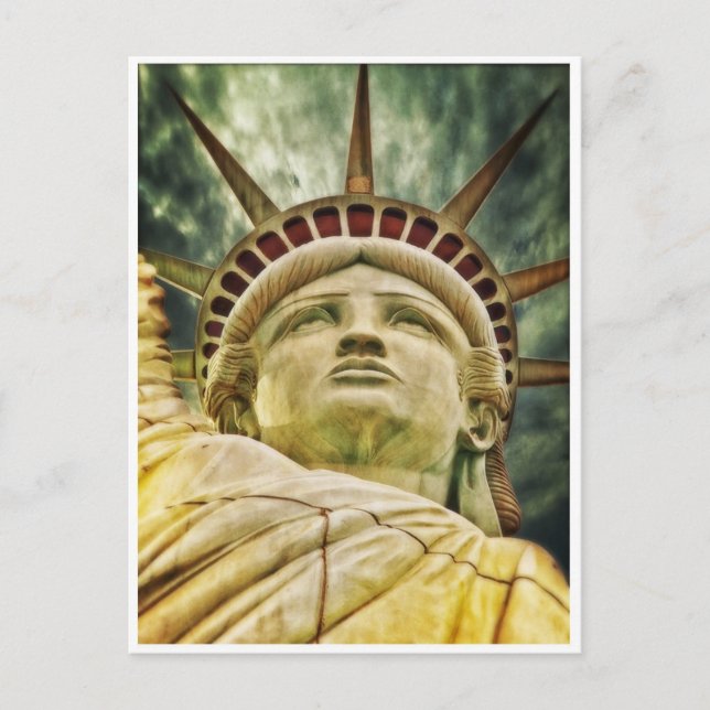 Statue de la Liberté - Fermer la carte postale (Devant)