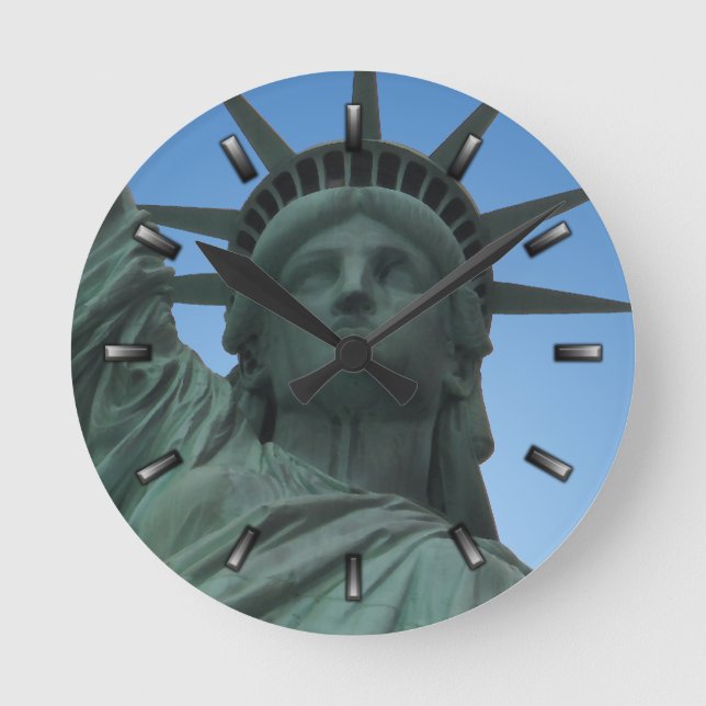 Statue de la Liberté Horloge Murale New York (Recto)