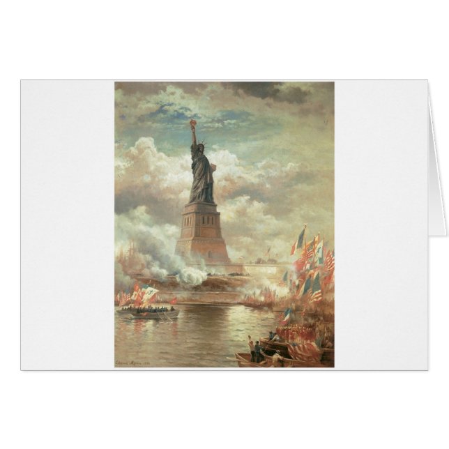 Statue de la liberté, New York circa 1800's (Devant horizontal)