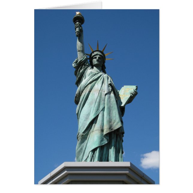 Statue de la Liberté, Odaiba, Tokyo, Japon Carte (Devant)