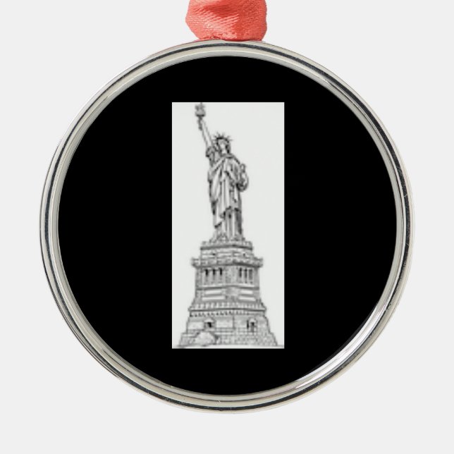 Statue de la Liberté Ornement de New York (Devant)