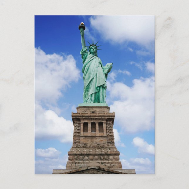 Statue de la Liberté, symbole de la liberté, carte (Devant)