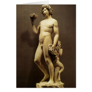 Statue de la Renaissance vintage Bacchus par Miche