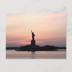 STATUE DE LIBERTÉ CARTES POSTALES DE COUCHER DE SO