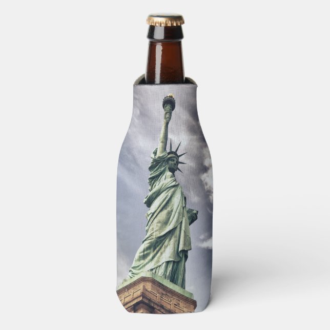 Statue de Liberty personnalisé glacière bouteille  (Bottle Devant)