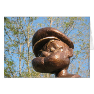 Statue de Popeye en Chester, Illinois