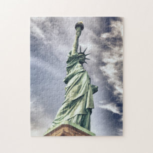 Statue de puzzle de liberté