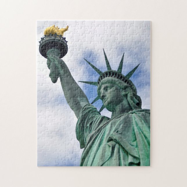 Statue de puzzle de photo de liberté (Vertical)