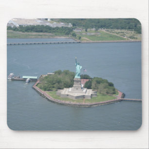 Statue de tapis de souris de liberté