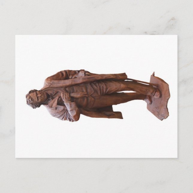 Statue de Thaddeus Stevens à Gettysburg, carte pos (Devant)