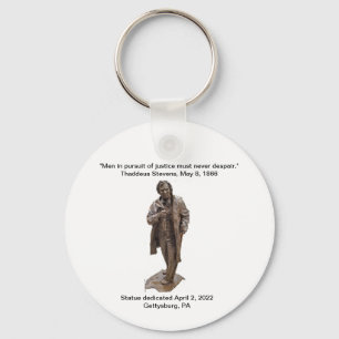 Statue dedication keychain