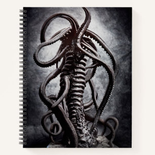 Statue déplaisante d'un Carnet d'entité Alien anti