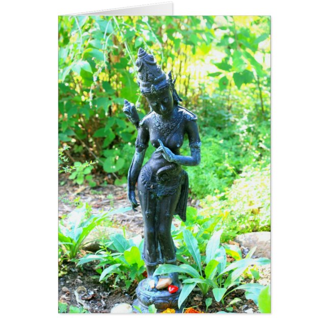statue du jardin hindu (Devant)