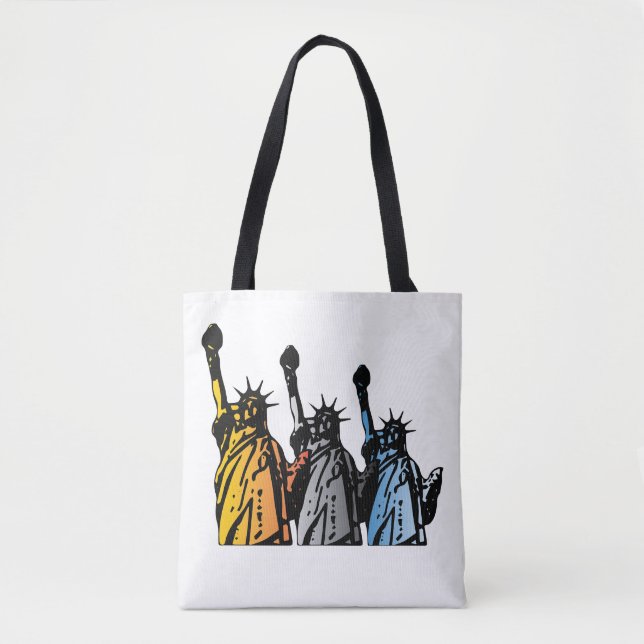Statue du Sac fourre-tout de la Liberté (Devant)
