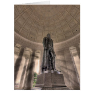 Statue en bronze du mémorial Thomas Jefferson