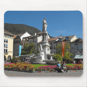 Statue in Bolzano Italy Mouse Pad