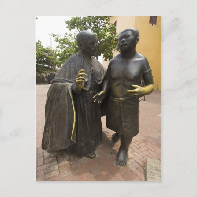 Statue in Cartagena Postcard (Front)