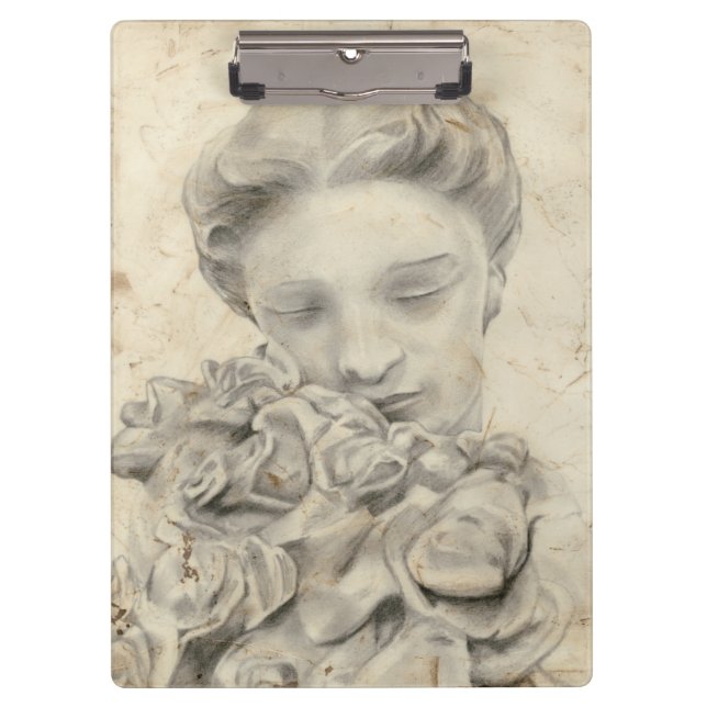 Statue in the Garden I Clipboard (Front)