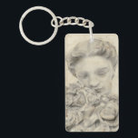 Statue in the Garden I Keychain<br><div class="desc">Human Form</div>