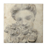 Statue in the Garden I Tile<br><div class="desc">Human Form</div>
