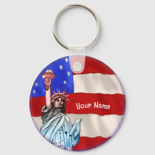 Statue Liberty  Keychain