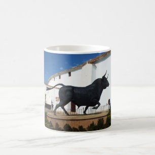 Statue of a bull in Ronda, Spain Coffee Mug
