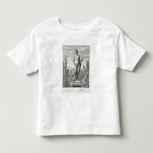 Statue of a Satyr holding a bunch of grapes, Versa Toddler T-shirt