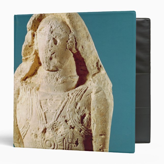 Statue of a warrior binder (Front/Inside)