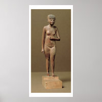 Statue of a young servant girl (wood)
