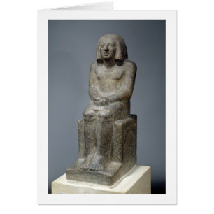 Statue of Ankh, Priest of Horus, Early Dynastic Pe