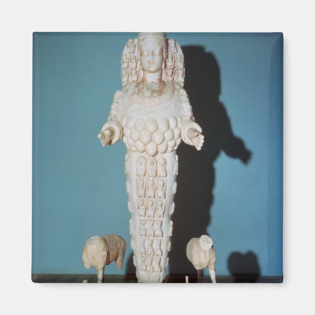 Statue of Artemis with Hunting Dogs, c.AD 135-75 Magnet (Front)