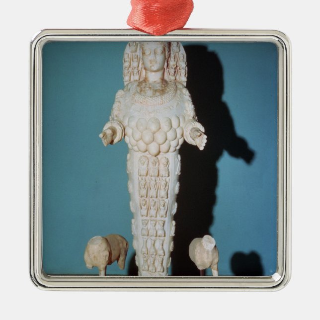 Statue of Artemis with Hunting Dogs, c.AD 135-75 Metal Ornament (Front)