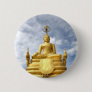 Statue of Buddha 2 Inch Round Button