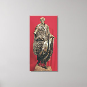 Statue of Caesar Julianus Pacatianus Canvas Print