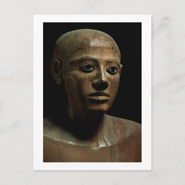 Statue of Chancellor Nakhti, from Asyut, early Mid Postcard (Front)