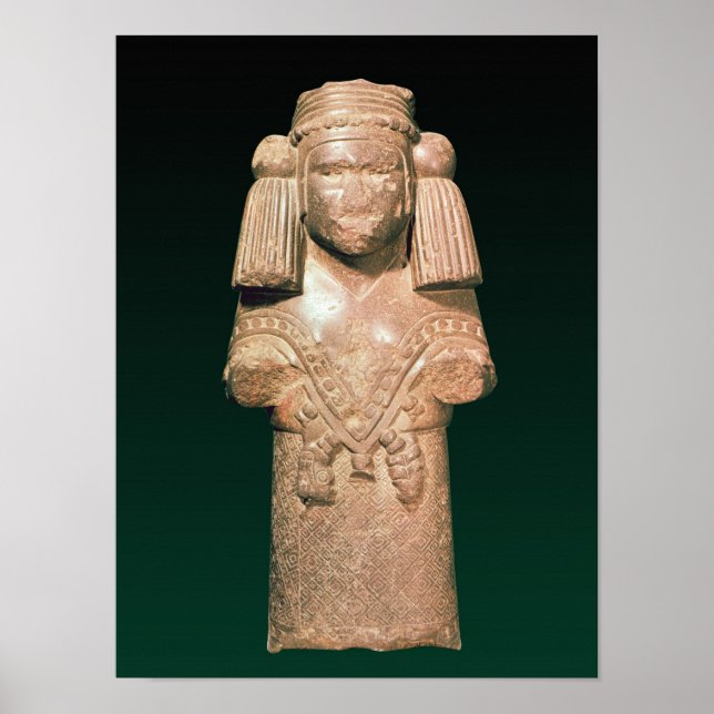 Statue of Coatlicue, ancient earth and mother Poster (Front)