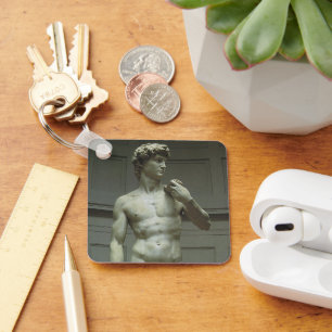 Statue of David by Michelangelo Keychain