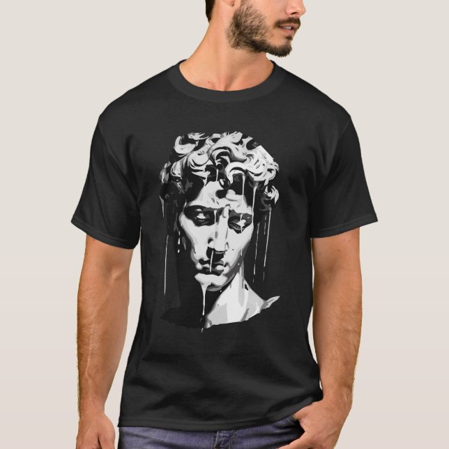 Statue of David by Michelangelo T-Shirt (Front)