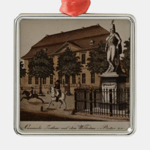 Statue of General von Ziethen in Wilhelm Platz Metal Ornament