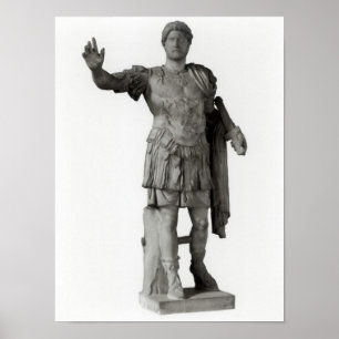 Statue of Hadrian  (marble Poster