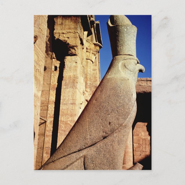 Statue of Horus Postcard (Front)