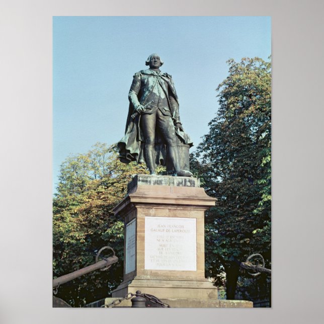 Statue of Jean Francois de Galaup Poster (Front)