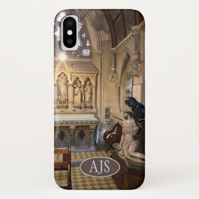 Statue of Jesus in a Quiet Chapel. Case-Mate iPhone Case (Back)