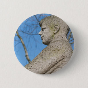 Statue of John F. Kennedy in Bonn 2 Inch Round Button