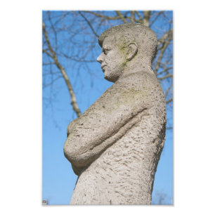 Statue of John F. Kennedy in Bonn Photo Print