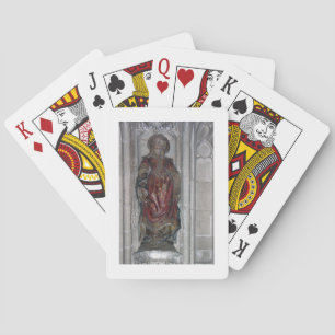 Statue of Judith (polychrome stone) Playing Cards