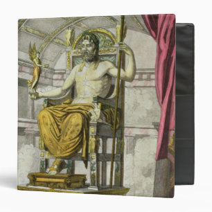 Statue of Jupiter in a Temple, from 'Costumi dei R Binder