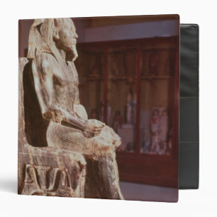 Statue of Khafre  enthroned Binder